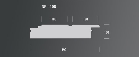 Фасадна термопанель NP 108 2