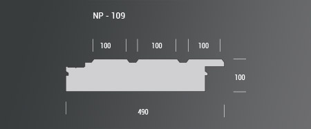 Фасадна термопанель NP 109 2
