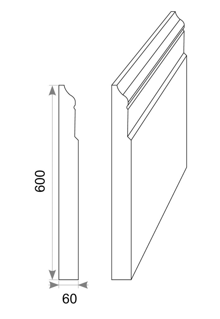 Цокольний карниз CK 110
