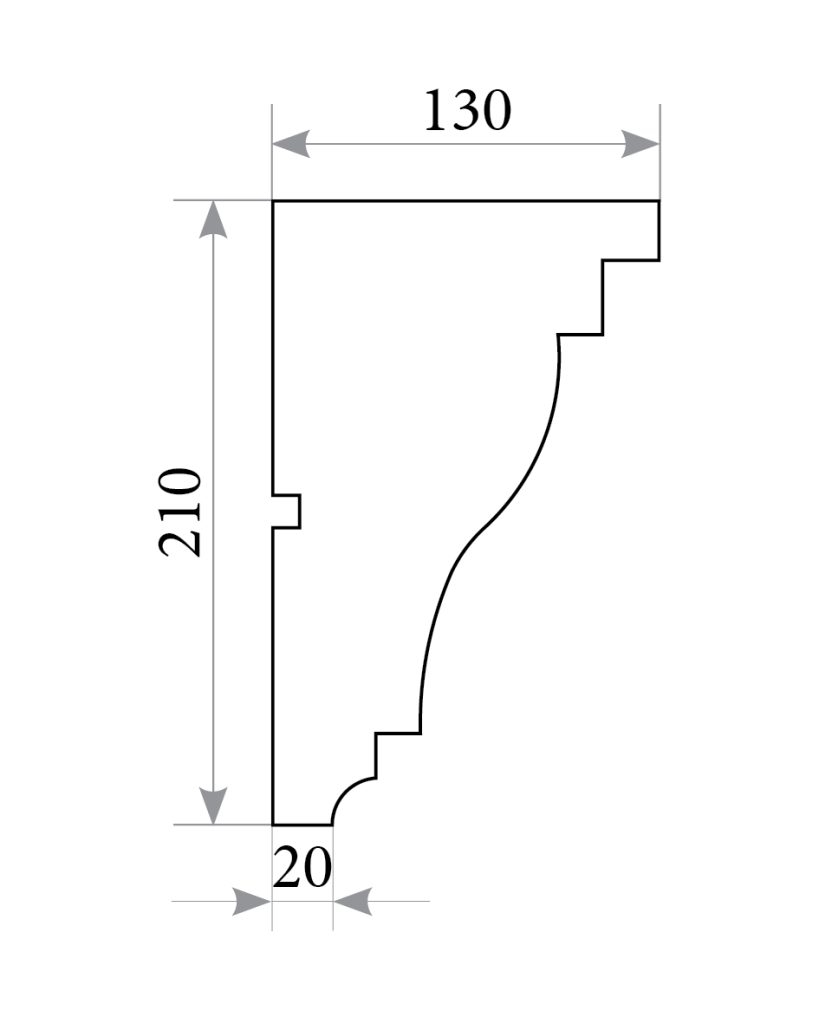 Карниз KR 106