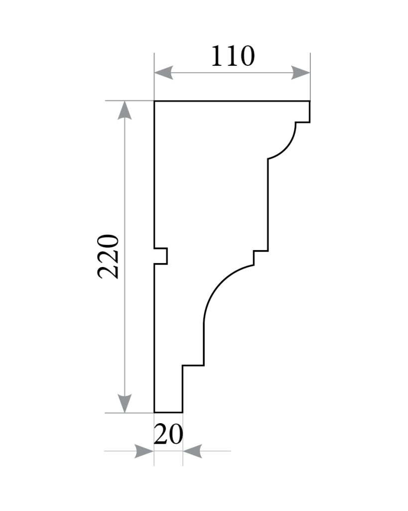 Карниз KR 107
