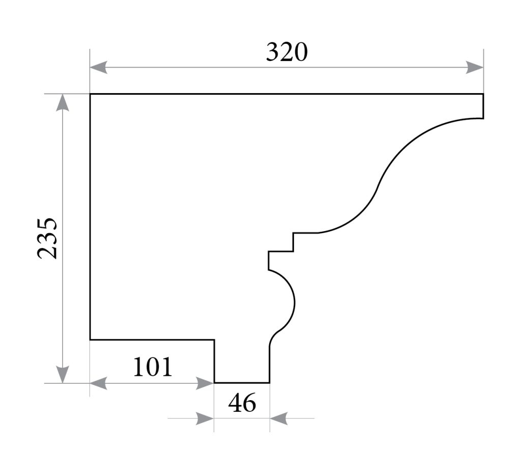 Карниз KR 111