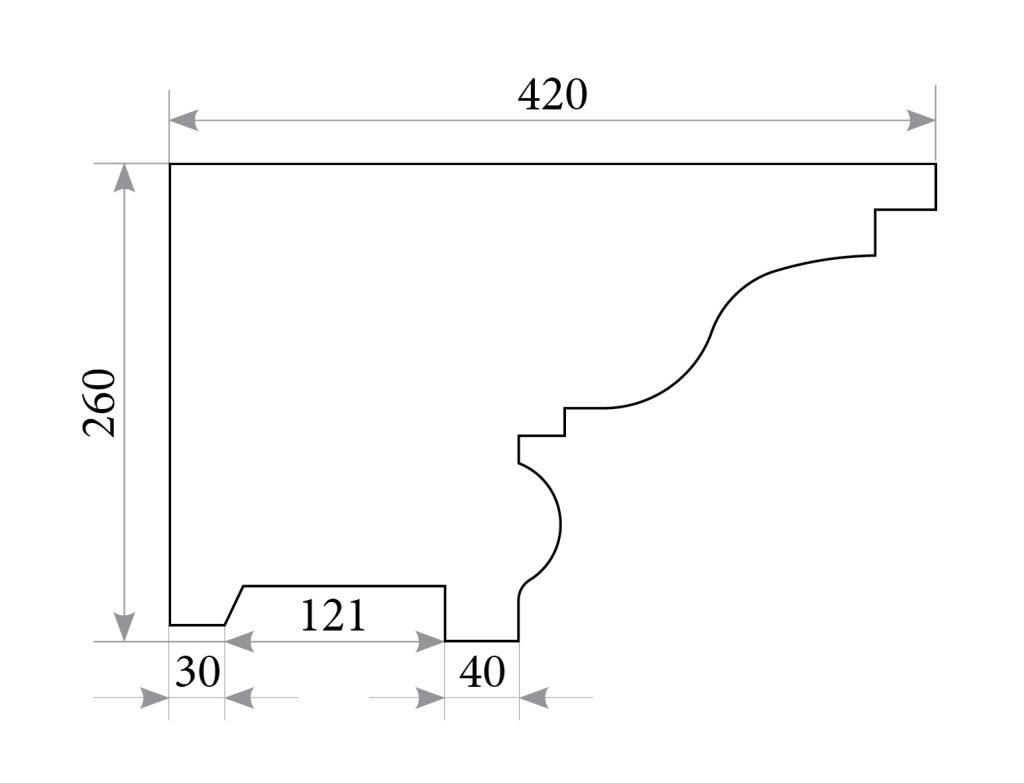 Карниз KR 112