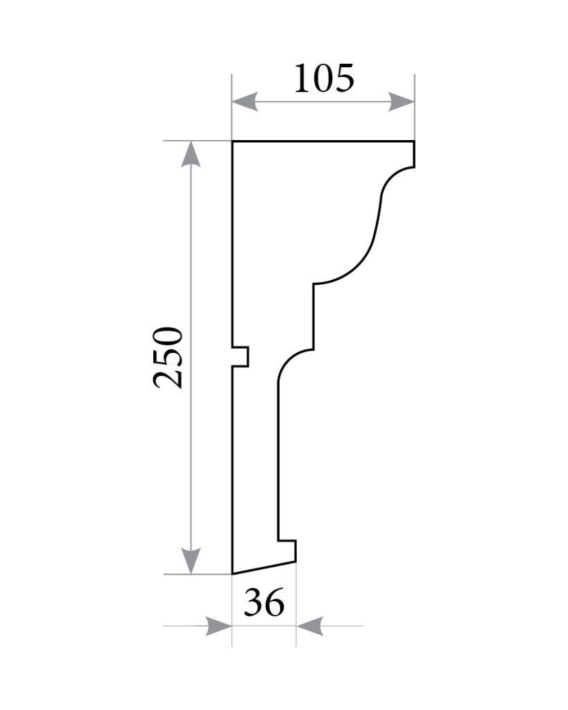 Карниз KR 121